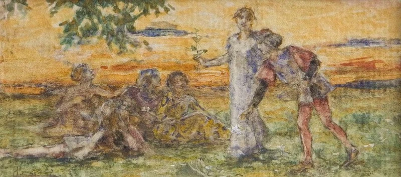 Quattro fanciulle e un uomo